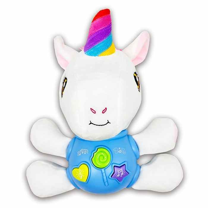ANIMAIS MUSICAIS UNICORNIO C/SOM E LUZ